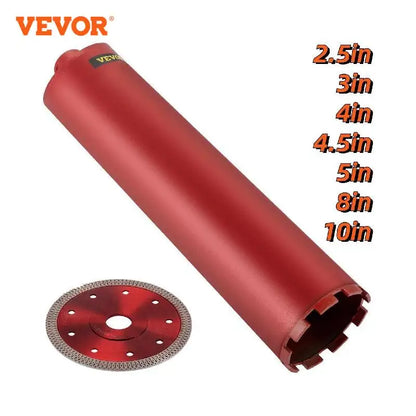 Wet Diamond Core Drill Bit With Blade Universal Thread For Drilling Concrete Brick Masonry Marble