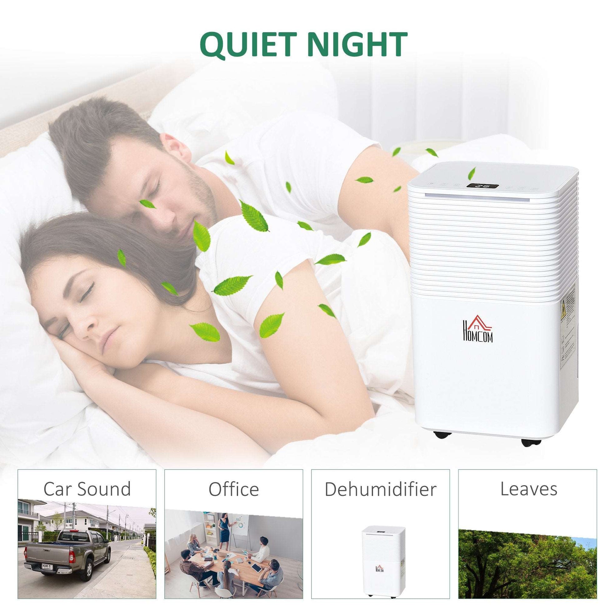 10L/Day 2000ML Portable Quiet Dehumidifier for Home Laundry Room Bedroom Basement, Electric Moisture Air De-Humidifier with 3 Modes