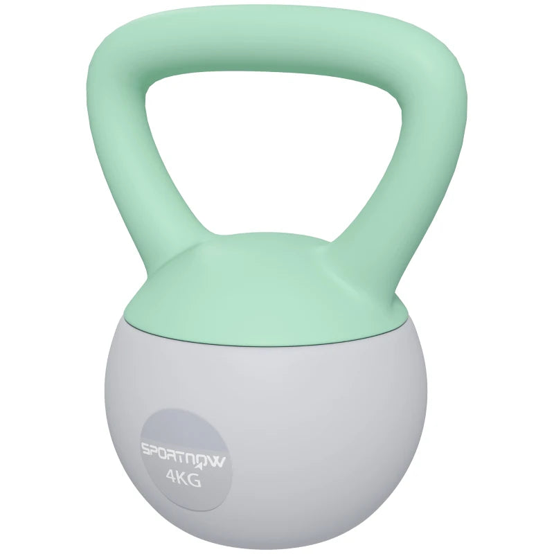 SPORTNOW Kettlebell, Soft Kettle Bell With Non-Slip Handle For Home Gym Weight Lifting And Strength Training