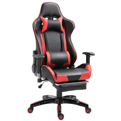 Gaming Executive Luxury Office Work Chair, PU Leather-Red