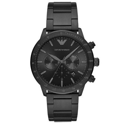 Emporio Armani Black Analog Dial Men's Wrist Watch