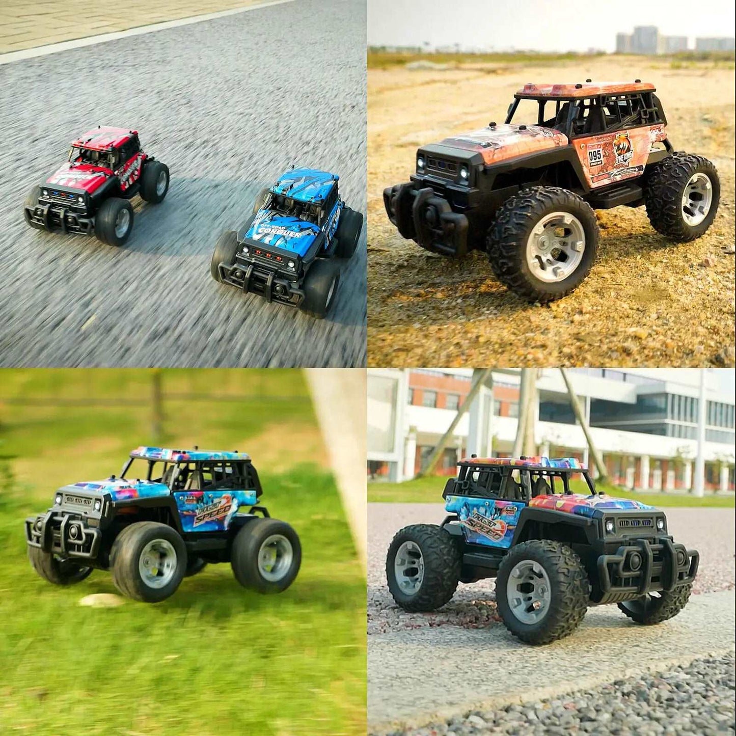 JJRC Q181 1:20 Long Range Off Road Climbing Car 2.4Ghz Double Motors Remote Control Monster Vehicle 