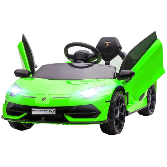 Lamborghini Licensed 12V Kids Electric Car With  Butterfly Doors, Music Horn Suspension And Remote