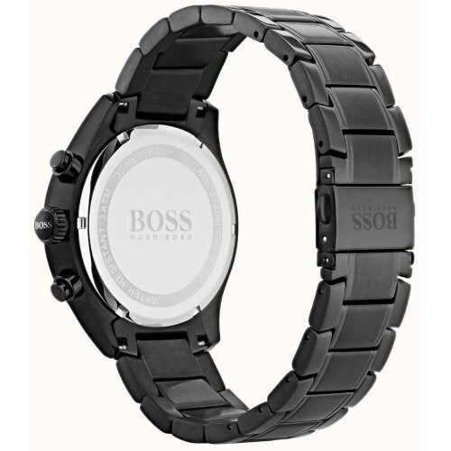 Hugo Boss Grand Prix Black 44mm Stainless Steel Men's Wrist Watch HB1513578