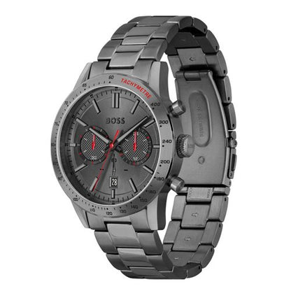 Hugo Boss Allure Chronograph Grey Dial Men's Wrist Watch HB1513924