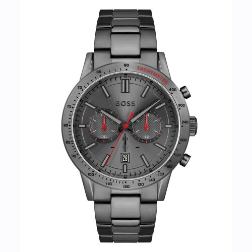 Hugo Boss Allure Chronograph Grey Dial Men's Wrist Watch HB1513924