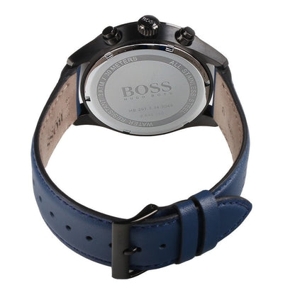 Hugo Boss Grand Prix Chronograph Wrist Watch Black & Blue HB1513563