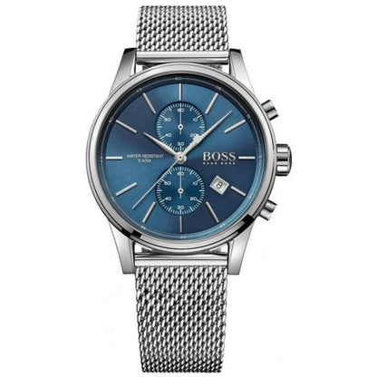 Hugo Boss Mens Jet Aeroliner Chronograph Wrist Watch Blue HB1513441