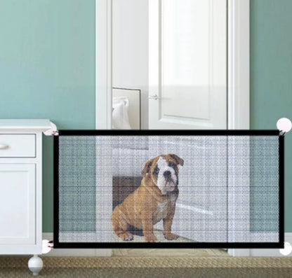 Pet Dog Fence Gate Safe Guard Safety Enclosure Dog Fences Dog The Ingenious Mesh Magic Pet Gate Pet Supplies