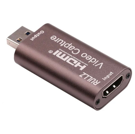 Video Capture Card HDMI To USB 3.0 Audio Video Capture Recording Cards 1080p / 4k Record Grabber 60fps Content Live Broadcasting Video Conference