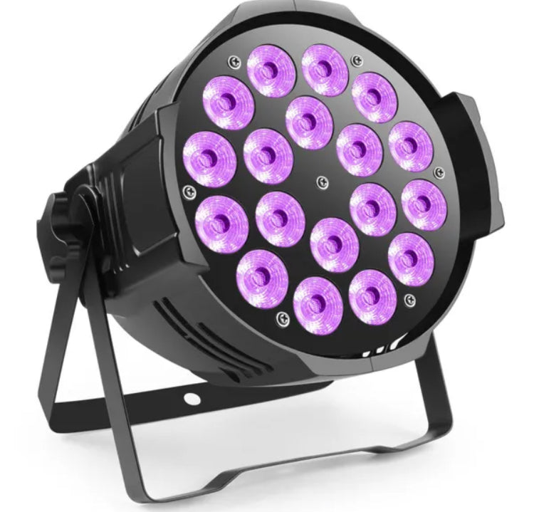 RGBW 4 In 1 Stage Light 18 LED Per CAN DMX512 270W Rave Clubbing Disco Show DJ Party Metal