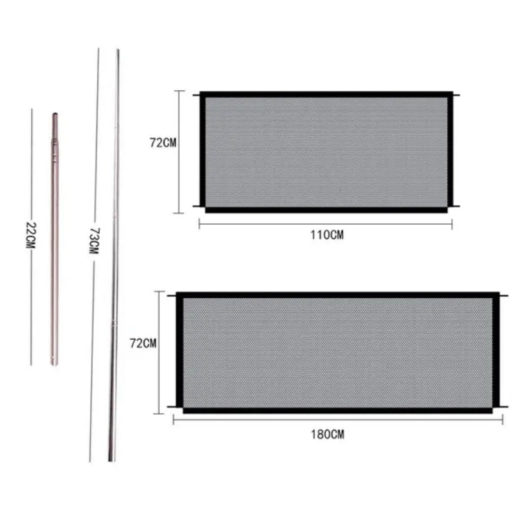 Pet Dog Fence Gate Safe Guard Safety Enclosure Dog Fences Dog The Ingenious Mesh Magic Pet Gate Pet Supplies