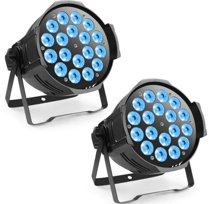 RGBW 4 In 1 Stage Light 18 LED Per CAN DMX512 270W Rave Clubbing Disco Show DJ Party Metal