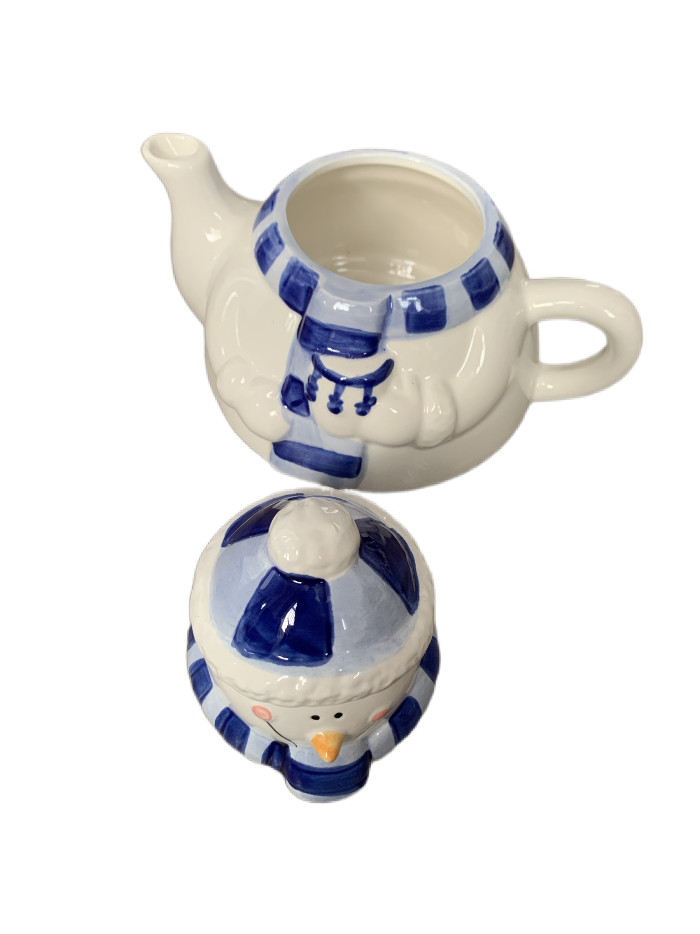 Novelty Decorative Snow Man Teapot