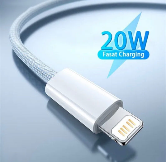 PD 20W Type C IPhone 12 13 14 Pro Max iMac Macbook iPad Fast Charging Charger Data Wire Cord USB C Cable