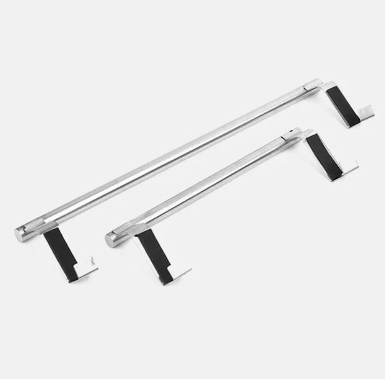 Mounted Cabinet Organizer Over Door Hanging Kitchen Bathroom Towel Rack Holder Storage Rail Stainless Steel Stand Shelf