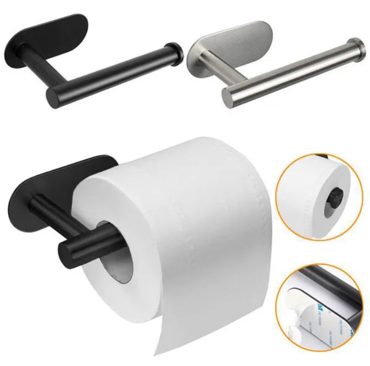 Bathroom Kitchen Toilet Paper Tissue Roll Holder Wall Mount Dispenser Organiser