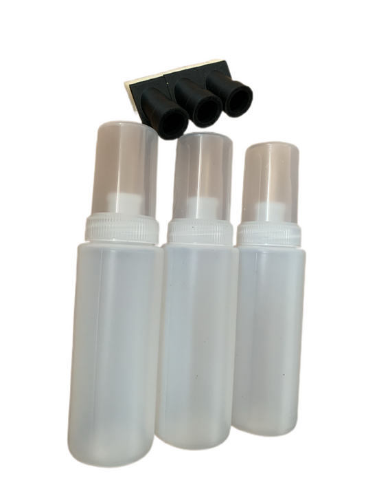 Pack Of 3 Paint Touch Up Mixing Bottle Set