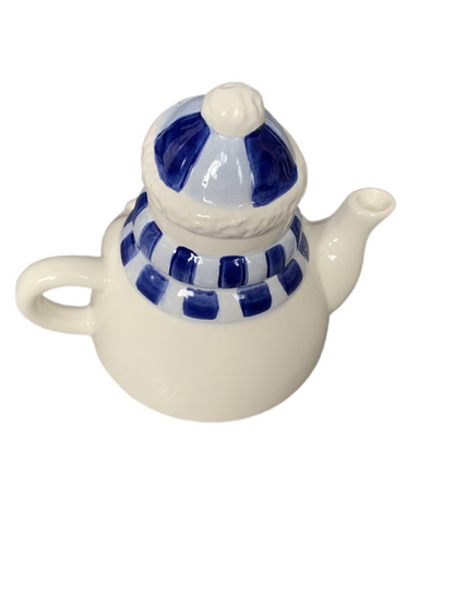 Novelty Decorative Snow Man Teapot