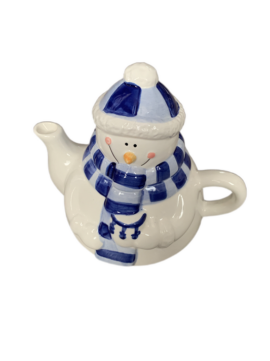 Novelty Decorative Snow Man Teapot