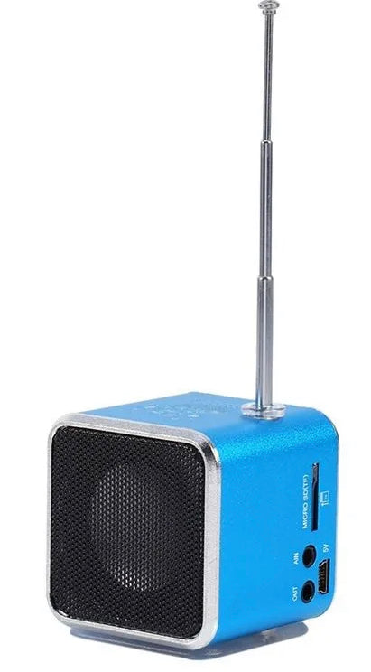 TD-V26 Mini Portable Retro Old School Style Stereo Audio Loud Speaker Music Player FM Radio TF Card USB Disk Support