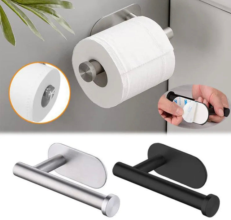 Bathroom Kitchen Toilet Paper Tissue Roll Holder Wall Mount Dispenser Organiser