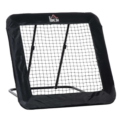 Football Training Net, Adjustable Angle Pitch Back Training Rebounder Net, Target Goal w/ Quick Folding Design