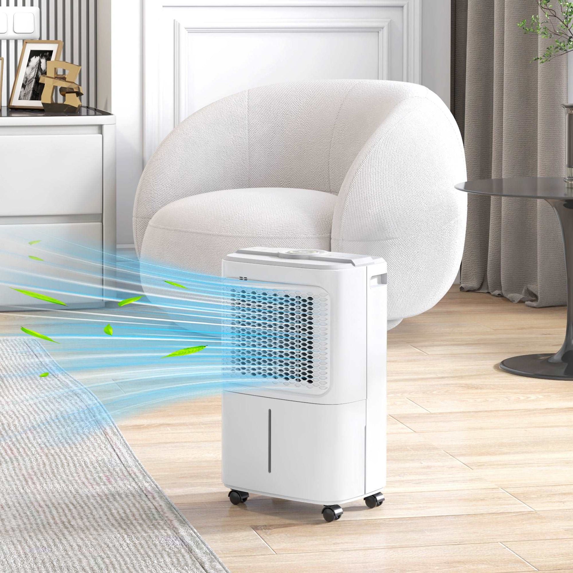 12L/Day Dehumidifier for Home Damp, Bedroom, Condensation, Mould, Laundry Drying