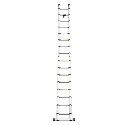 Multi Purpose 5m Telescopic Ladder Extendable A-Frame Ladder Steps