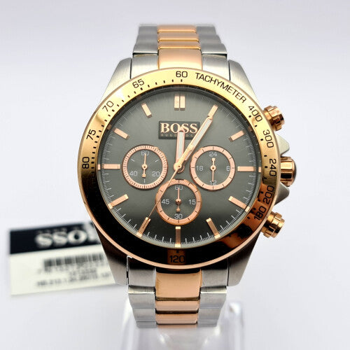 Hugo Boss Ikon Chronograph 44mm 10 ATM Men's Wrist Watch HB1513339