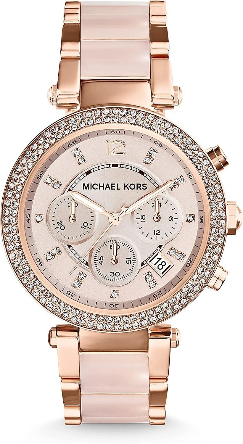 Michael Kors MK5896 Women's Parker Watch With Swarovski Crystals