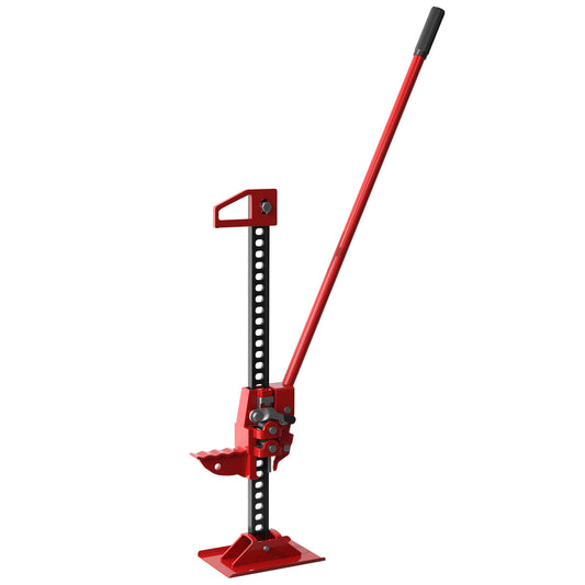 3 Tonne Farm Jack, 48" High Lift Jack for 4x4 Tractors Trucks Agricultural Lifting, Red