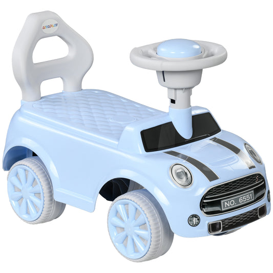 AIYAPLAY Foot To Floor Ride On Car Sliding Car w/ Air Horn, Anti-Over-Backwards, 18 to 36 Months