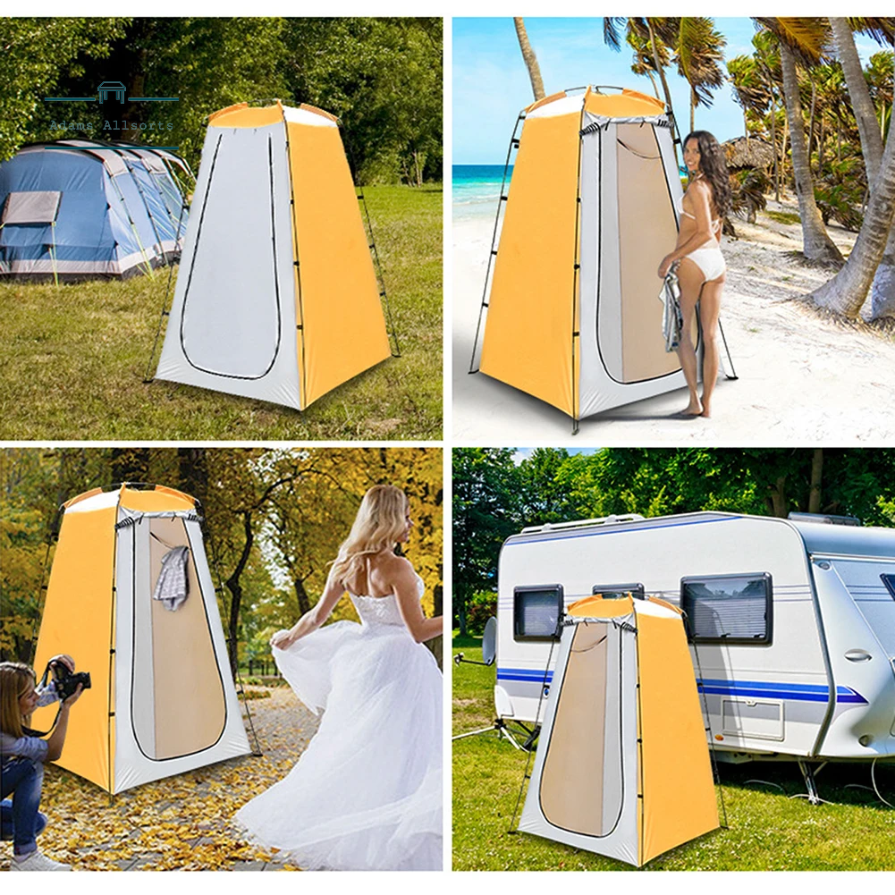 Portable Outdoor Privacy Shower Tent Waterproof Changing Room Shelter For Camping Hiking Beach Toilet Shower Bathroom