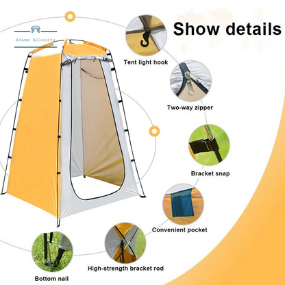 Portable Outdoor Privacy Shower Tent Waterproof Changing Room Shelter For Camping Hiking Beach Toilet Shower Bathroom