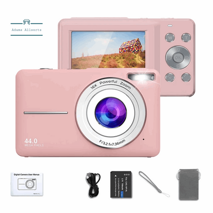 Digital Camera 1080P FHD Compact Camera 44MP Camera 16X Digital Zoom Simple  HD1080P