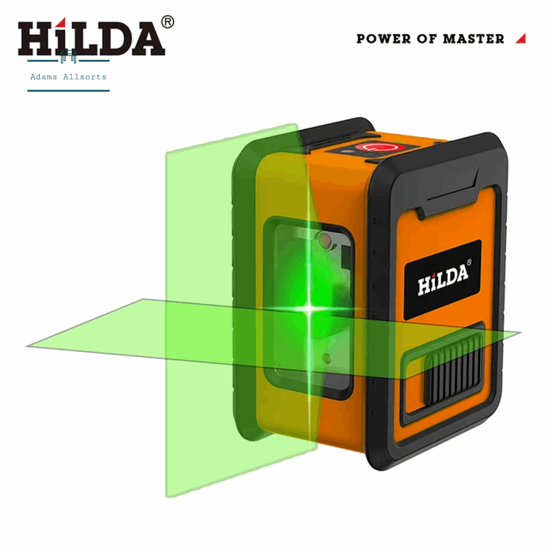 HILDA Laser Level Meter 2-Lines Cross Green Level Laser Horizontal & Vertical Nivel Laser Self-Leveling