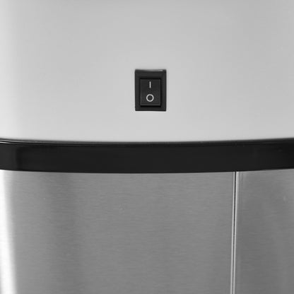 HOMCOM Sensor Bin, Stainless Steel, 58L