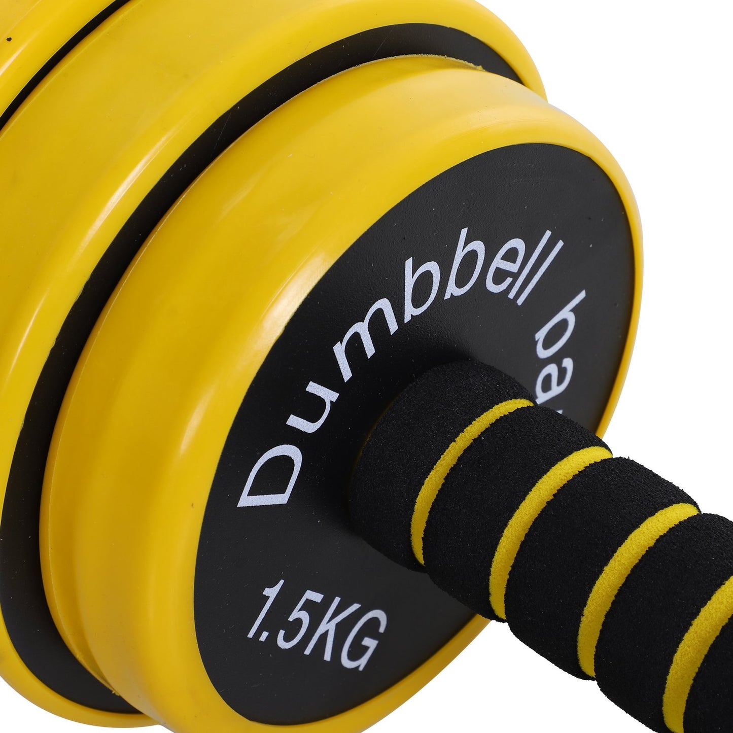 25KGS Dumbbell & Barbell  Adjustable Set Plate Bar Clamp Rod Home Gym Sports Area Exercise Ergonomic