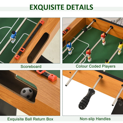 Folding Football Gaming Table Mini Foosball Soccer Table for Family Fun Kids Toy Indoor Play Sports