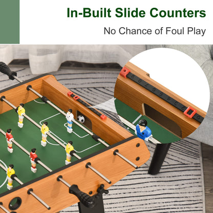 Folding Football Gaming Table Mini Foosball Soccer Table for Family Fun Kids Toy Indoor Play Sports