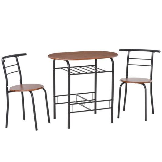 2 Person Dining Table Set 2-Seater Bar Stool and Table Set