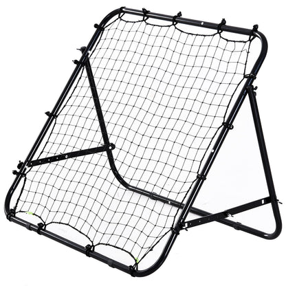 Adults Football Training Aid Multi-Sports Practice W/PE Mesh Metal Tube, 108W x 100D x 65Hcm-Black