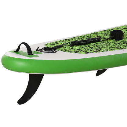 HOMCOM 10ft Blow up Paddle Board Standup Paddle Board Inflatable SUP Board Surfing Non-Slip Panel with Air Pump Beach Outdoor Adults